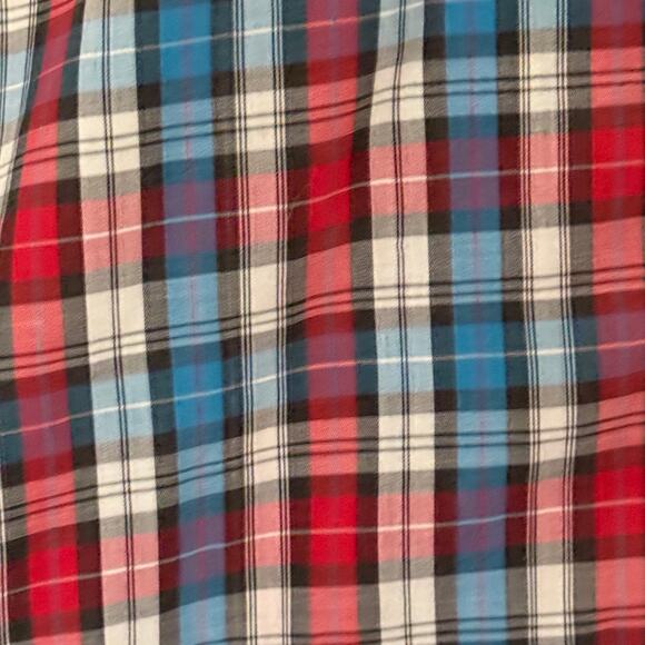 Vintage Wrangler Plaid Button Front Shirt Sz Lrg Tall Western Cowboy Ranch Style - Picture 3 of 10